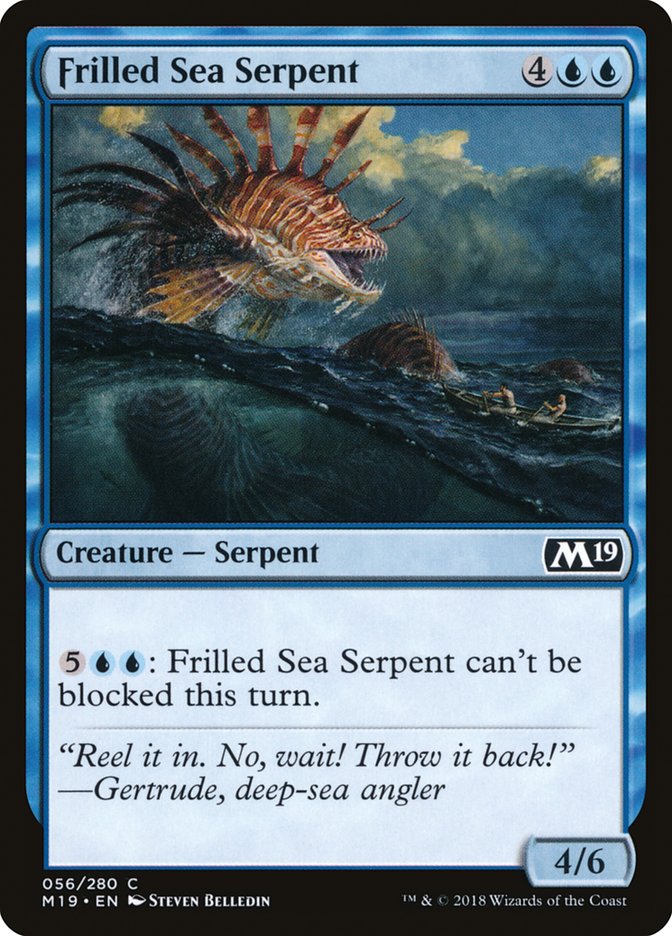 Frilled Sea Serpent [Core Set 2019] | Empire Gaming NC