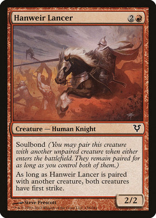 Hanweir Lancer [Avacyn Restored] | Empire Gaming NC