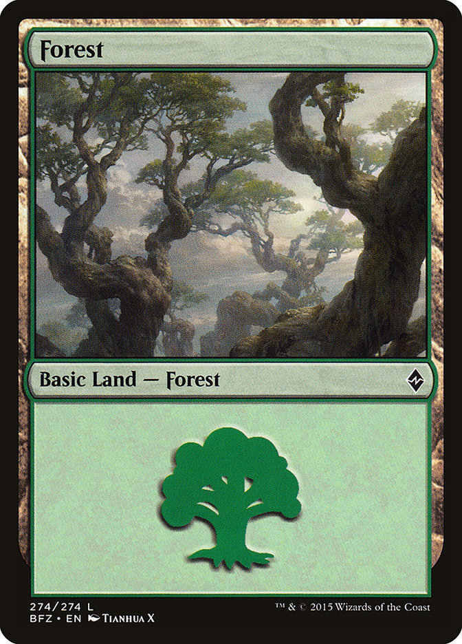 Forest [Battle for Zendikar] | Empire Gaming NC