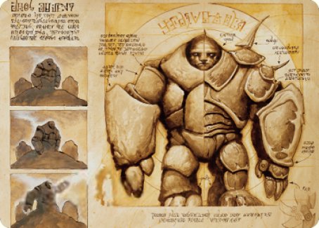 Precursor Golem Art Card [The Brothers' War Art Series] | Empire Gaming NC