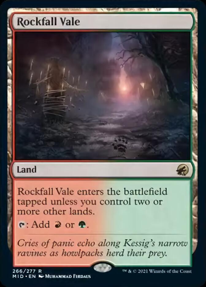 Rockfall Vale [Innistrad: Midnight Hunt] | Empire Gaming NC