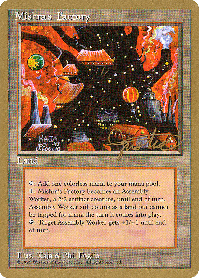 Mishra's Factory (Mark Justice) [Pro Tour Collector Set] | Empire Gaming NC