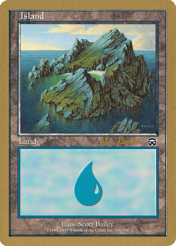 Island (ab336) (Alex Borteh) [World Championship Decks 2001] | Empire Gaming NC