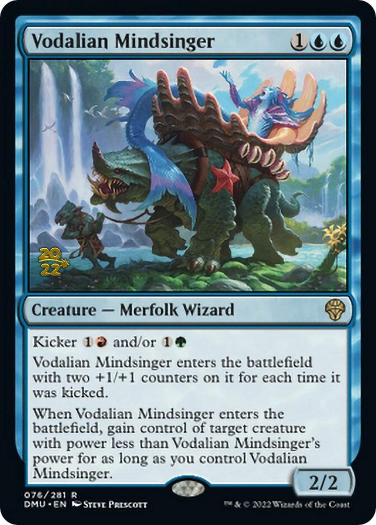 Vodalian Mindsinger [Dominaria United Prerelease Promos] | Empire Gaming NC