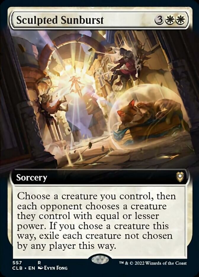 Sculpted Sunburst (Extended Art) [Commander Legends: Battle for Baldur's Gate] | Empire Gaming NC