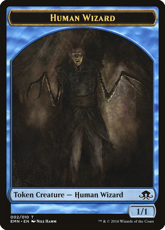 Human Wizard [Eldritch Moon Tokens] | Empire Gaming NC