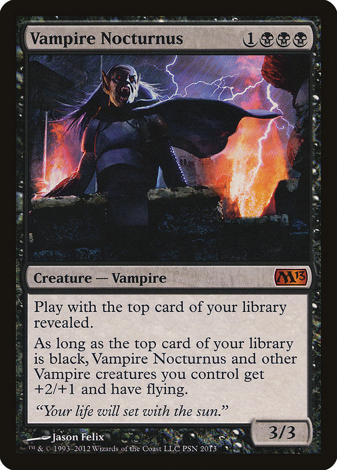 Vampire Nocturnus [Duels of the Planeswalkers 2012 Promos ] | Empire Gaming NC