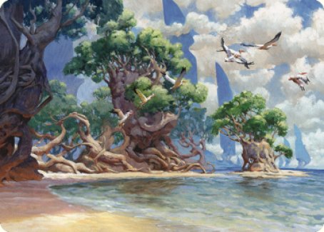 Yavimaya Coast Art Card [Dominaria United Art Series] | Empire Gaming NC