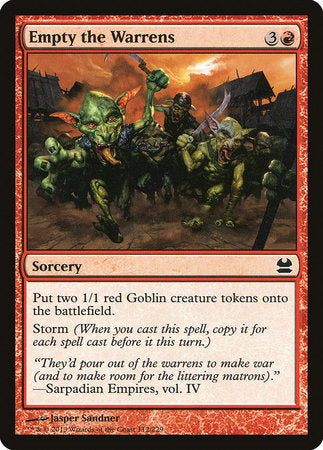 Empty the Warrens [Modern Masters] | Empire Gaming NC