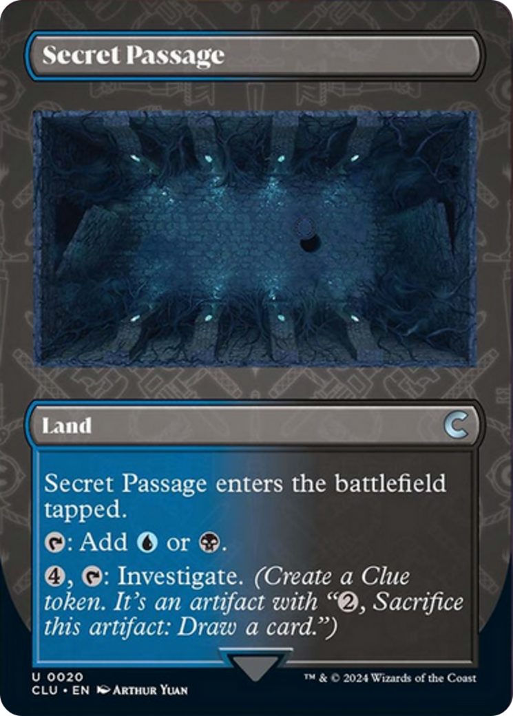 Secret Passage (Borderless) [Ravnica: Clue Edition] | Empire Gaming NC