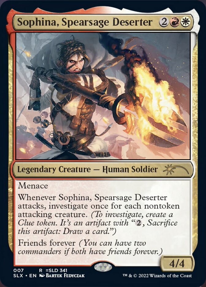 Sophina, Spearsage Deserter [Secret Lair: Universes Within] | Empire Gaming NC