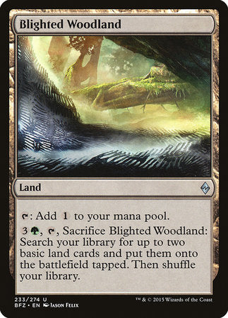 Blighted Woodland [Battle for Zendikar] | Empire Gaming NC