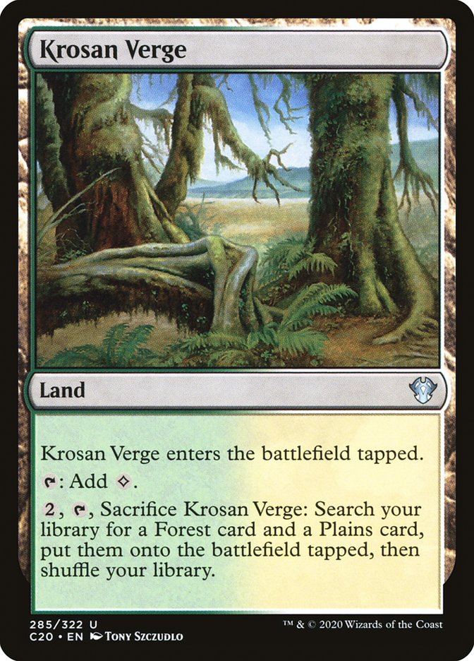 Krosan Verge [Commander 2020] | Empire Gaming NC