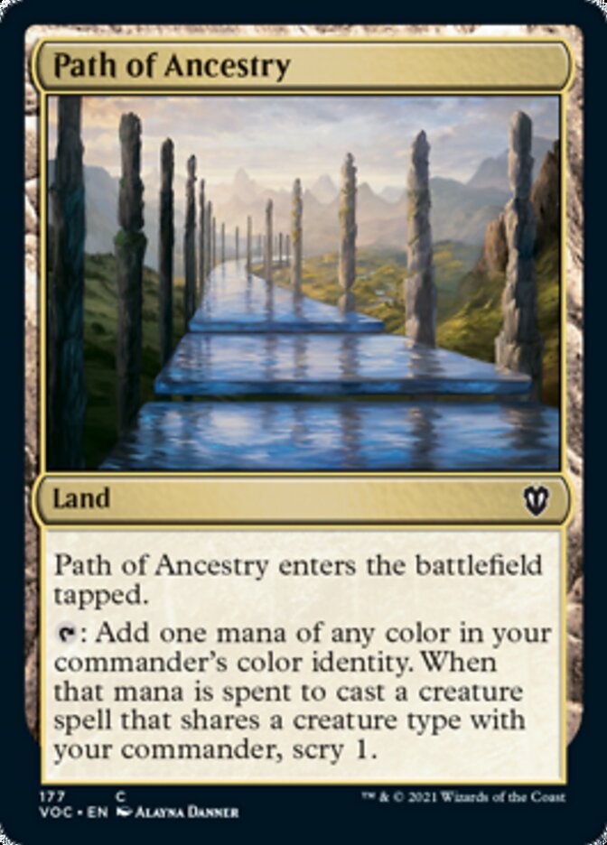 Path of Ancestry [Innistrad: Crimson Vow Commander] | Empire Gaming NC