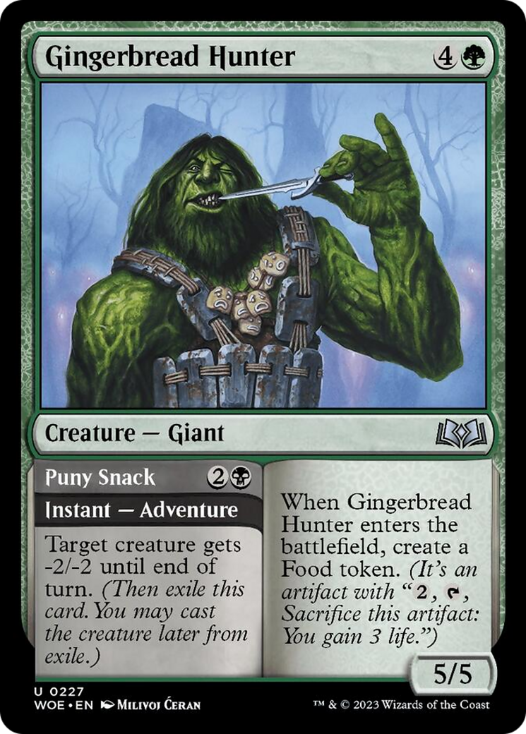 Gingerbread Hunter // Puny Snack [Wilds of Eldraine] | Empire Gaming NC