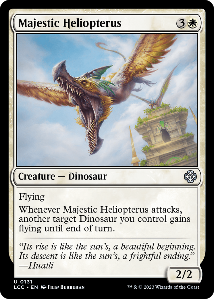 Majestic Heliopterus [The Lost Caverns of Ixalan Commander] | Empire Gaming NC