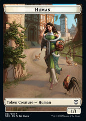 Eldrazi Spawn // Human Double-sided Token [Streets of New Capenna Commander Tokens] | Empire Gaming NC