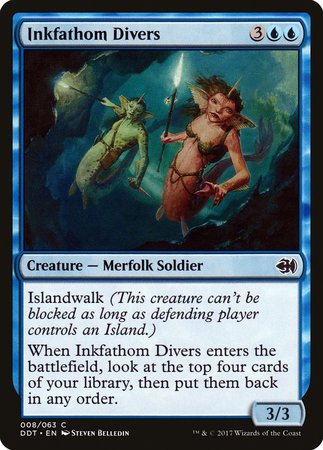 Inkfathom Divers [Duel Decks: Merfolk vs. Goblins] | Empire Gaming NC