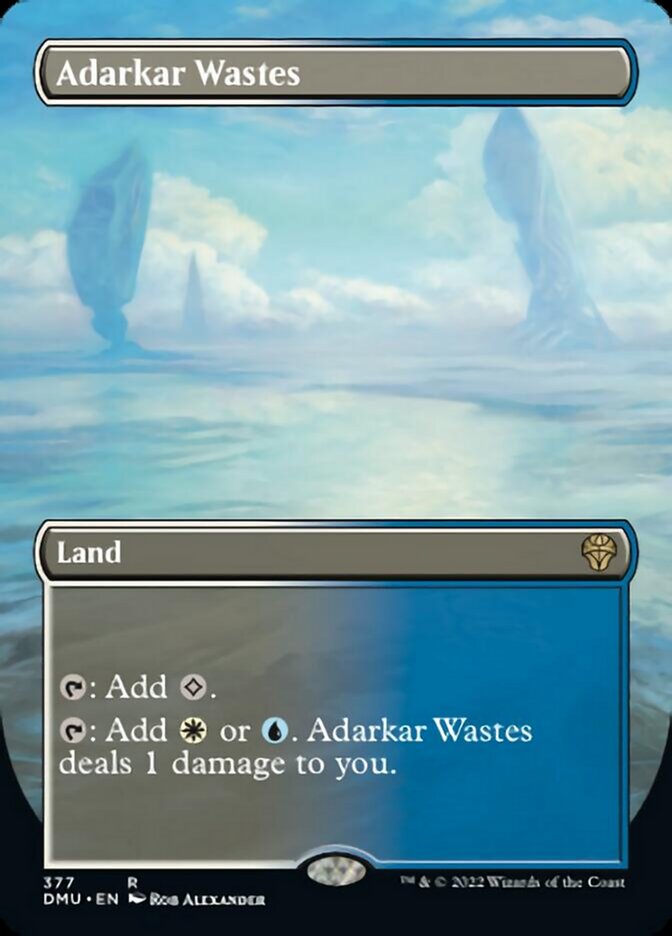 Adarkar Wastes (Borderless Alternate Art) [Dominaria United] | Empire Gaming NC