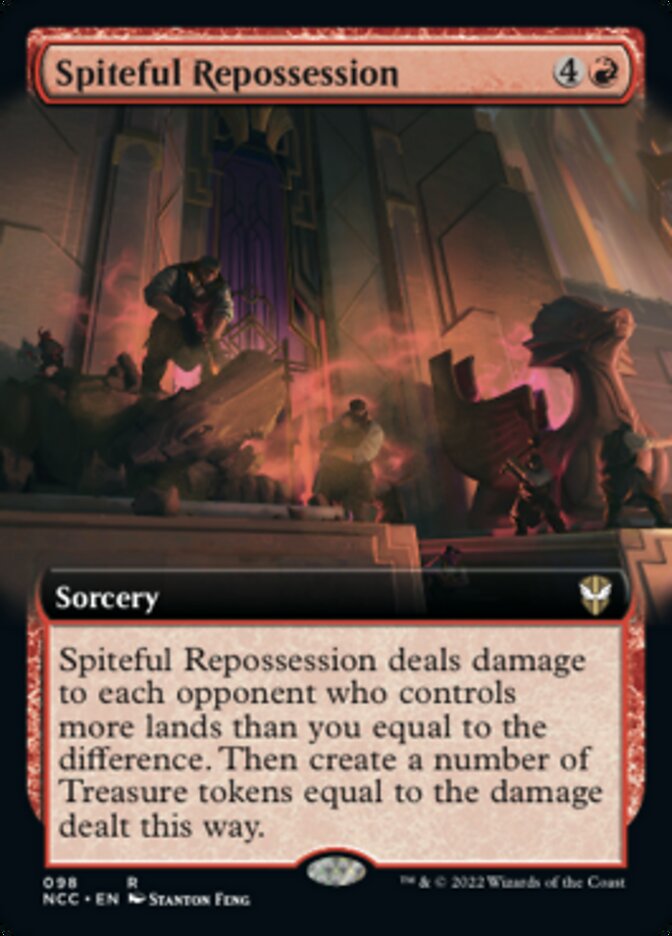 Spiteful Repossession (Extended Art) [Streets of New Capenna Commander] | Empire Gaming NC