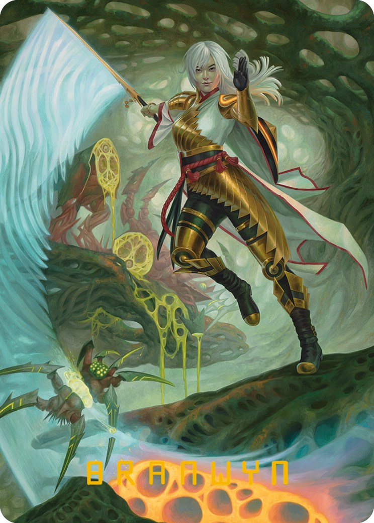 The Eternal Wanderer Art Card (Gold-Stamped Signature) [Phyrexia: All Will Be One Art Series] | Empire Gaming NC