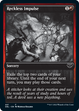 Reckless Impulse [Innistrad: Double Feature] | Empire Gaming NC