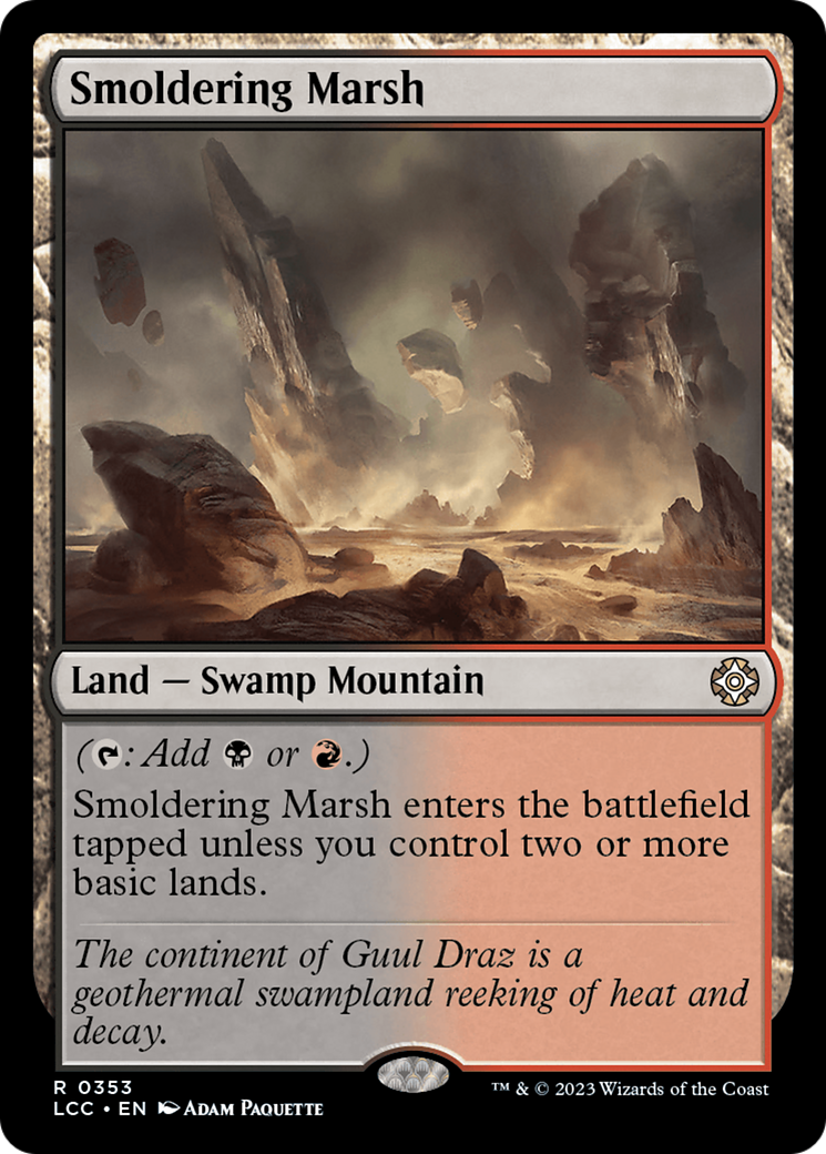 Smoldering Marsh [The Lost Caverns of Ixalan Commander] | Empire Gaming NC