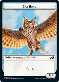 Cat Bird // Human Soldier (004) Double-sided Token [Ikoria: Lair of Behemoths Tokens] | Empire Gaming NC