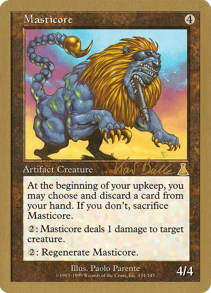 Masticore (Kai Budde) [World Championship Decks 1999] | Empire Gaming NC