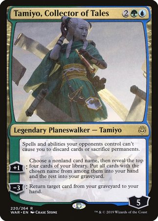 Tamiyo, Collector of Tales [War of the Spark] | Empire Gaming NC