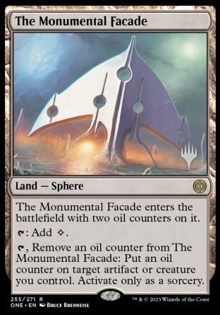 The Monumental Facade (Promo Pack) [Phyrexia: All Will Be One Promos] | Empire Gaming NC