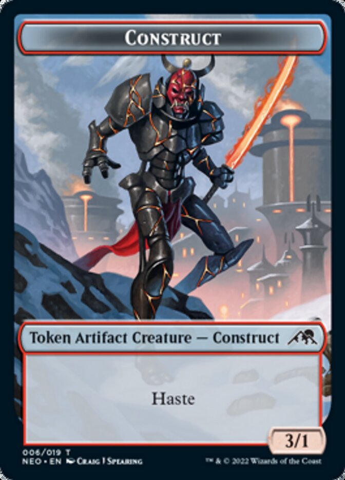 Construct (006) // Blood (017) Double-sided Token [Challenger Decks 2022 Tokens] | Empire Gaming NC