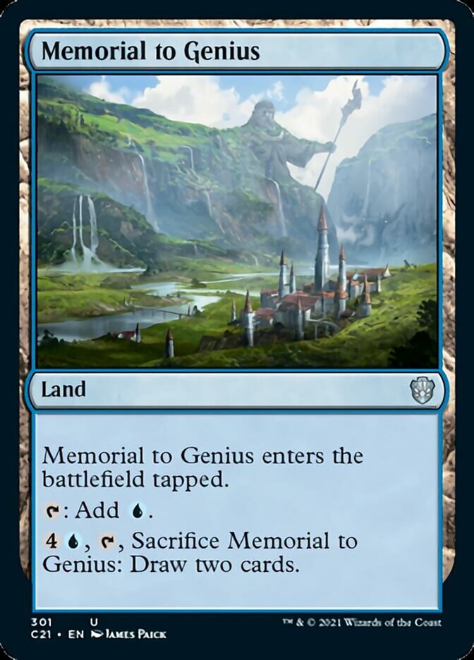 Memorial to Genius [Commander 2021] | Empire Gaming NC