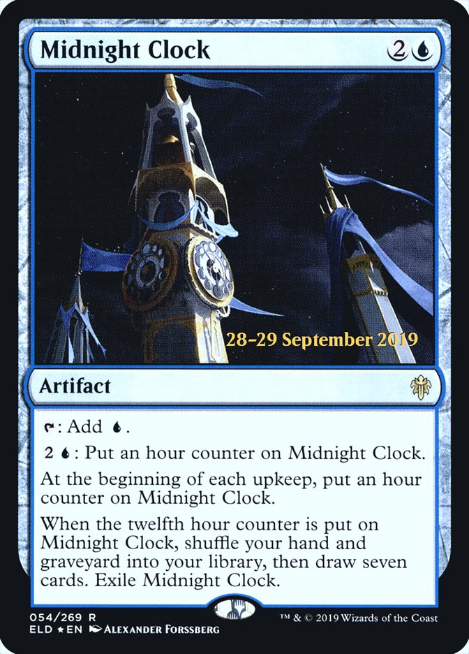 Midnight Clock  [Throne of Eldraine Prerelease Promos] | Empire Gaming NC