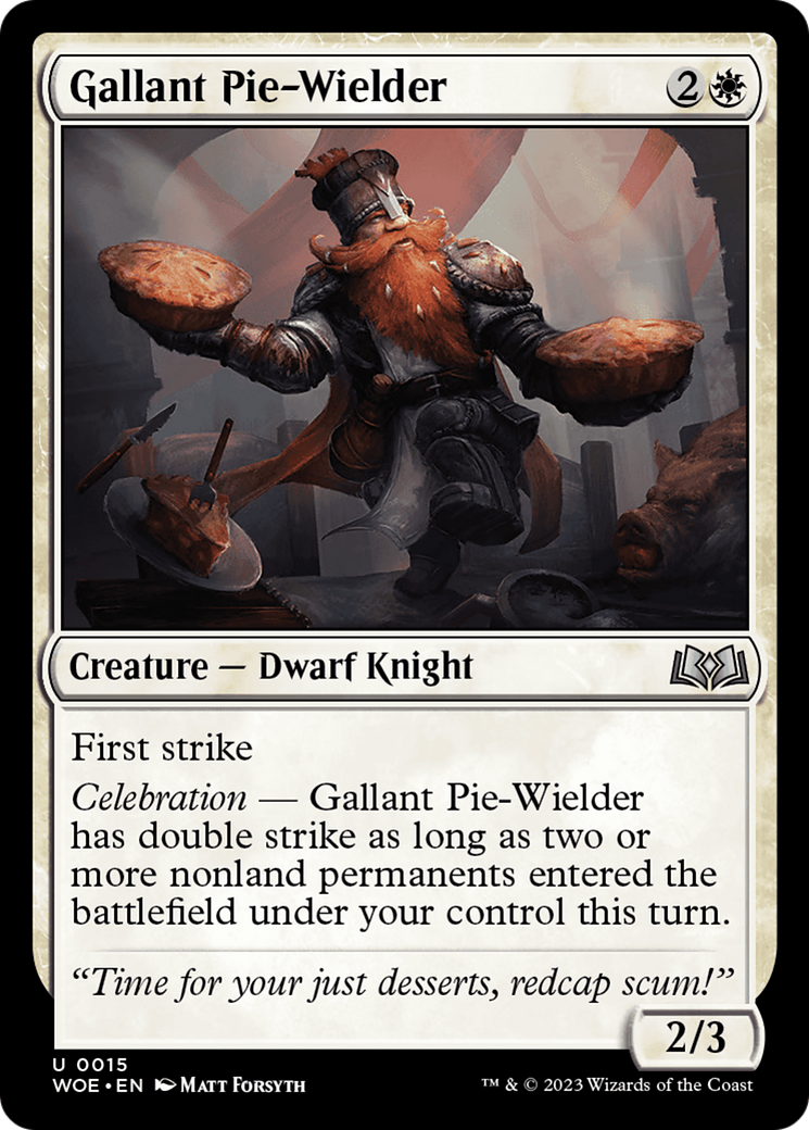 Gallant Pie-Wielder [Wilds of Eldraine] | Empire Gaming NC