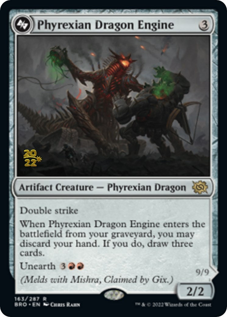 Phyrexian Dragon Engine [The Brothers' War: Prerelease Promos] | Empire Gaming NC