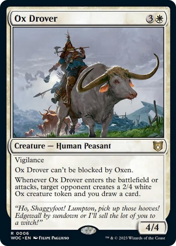 Ox Drover [Wilds of Eldraine Commander] | Empire Gaming NC