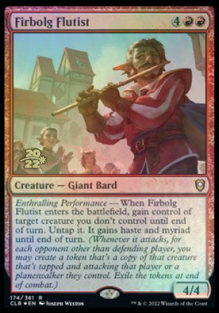 Firbolg Flutist [Commander Legends: Battle for Baldur's Gate Prerelease Promos] | Empire Gaming NC