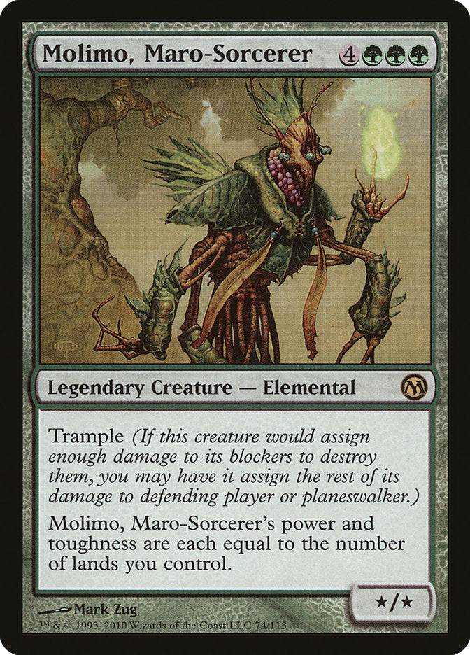 Molimo, Maro-Sorcerer [Duels of the Planeswalkers] | Empire Gaming NC