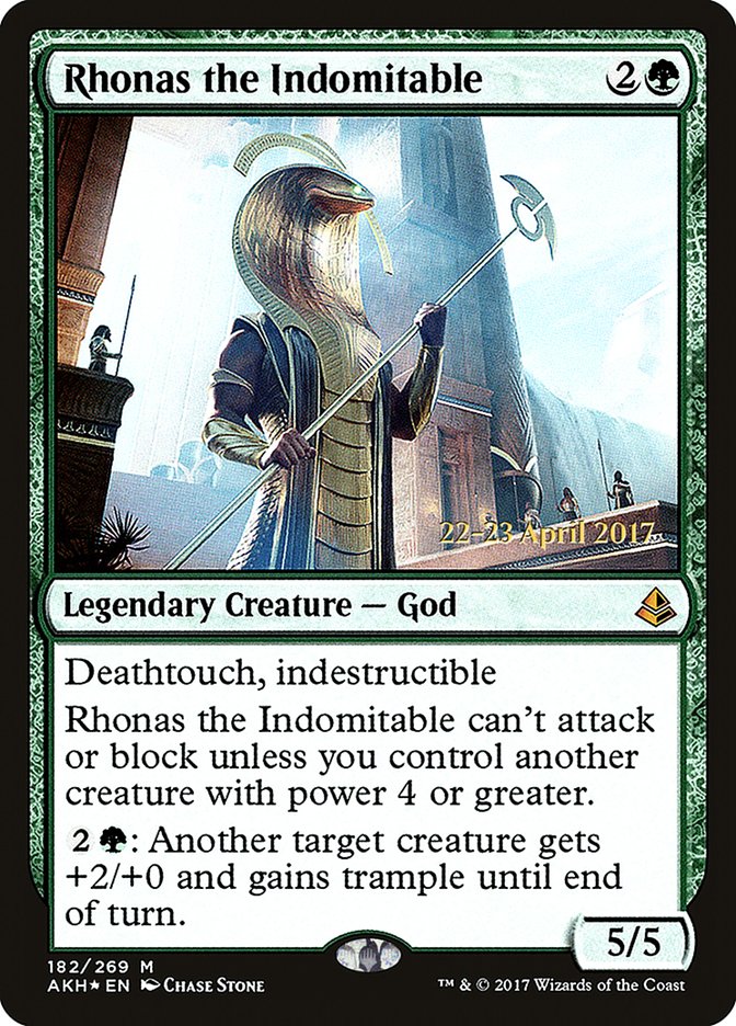 Rhonas the Indomitable [Amonkhet Promos] | Empire Gaming NC