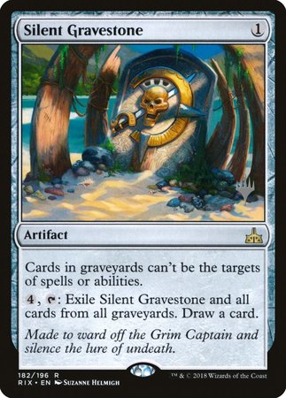 Silent Gravestone [Rivals of Ixalan Promos] | Empire Gaming NC