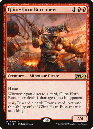 Glint-Horn Buccaneer [Core Set 2020 Promos] | Empire Gaming NC