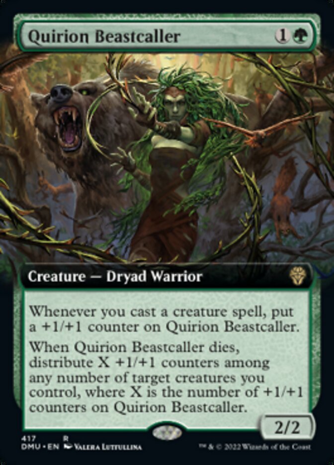 Quirion Beastcaller (Extended Art) [Dominaria United] | Empire Gaming NC