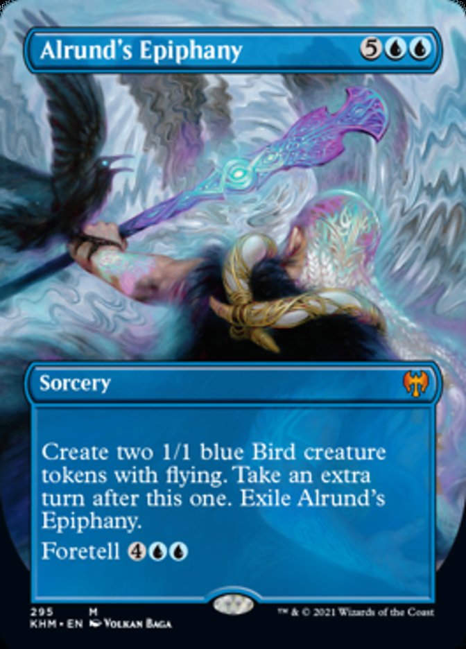 Alrund's Epiphany (Borderless Alternate Art) [Kaldheim] | Empire Gaming NC