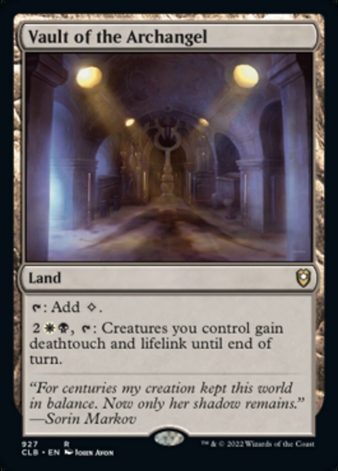 Vault of the Archangel [Commander Legends: Battle for Baldur's Gate] | Empire Gaming NC