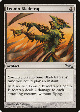 Leonin Bladetrap [Mirrodin] | Empire Gaming NC