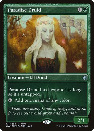 Paradise Druid [War of the Spark Promos] | Empire Gaming NC