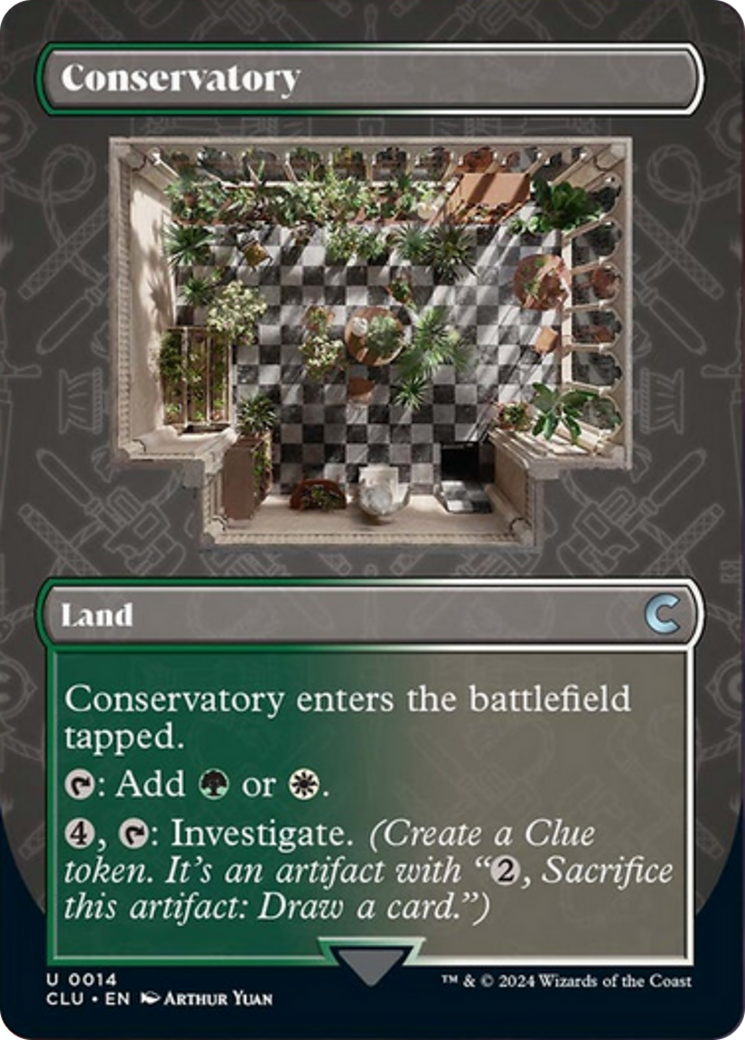 Conservatory (Borderless) [Ravnica: Clue Edition] | Empire Gaming NC