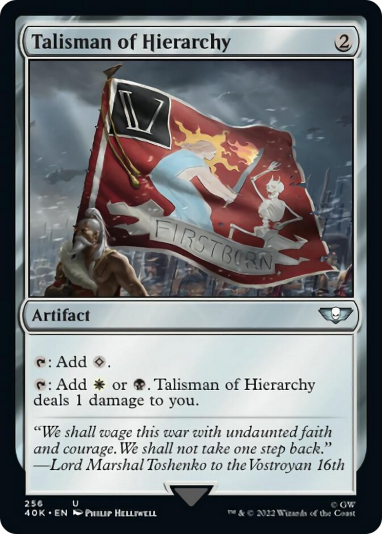 Talisman of Hierarchy (Surge Foil) [Universes Beyond: Warhammer 40,000] | Empire Gaming NC