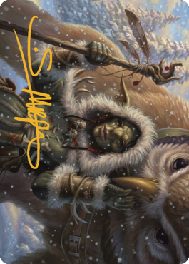 Owlbear Shepherd Art Card (Gold-Stamped Signature) [Commander Legends: Battle for Baldur's Gate Art Series] | Empire Gaming NC